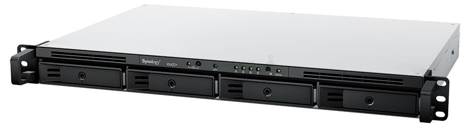 Synology RackStation RS422+ 4-bay NAS – rack 1U