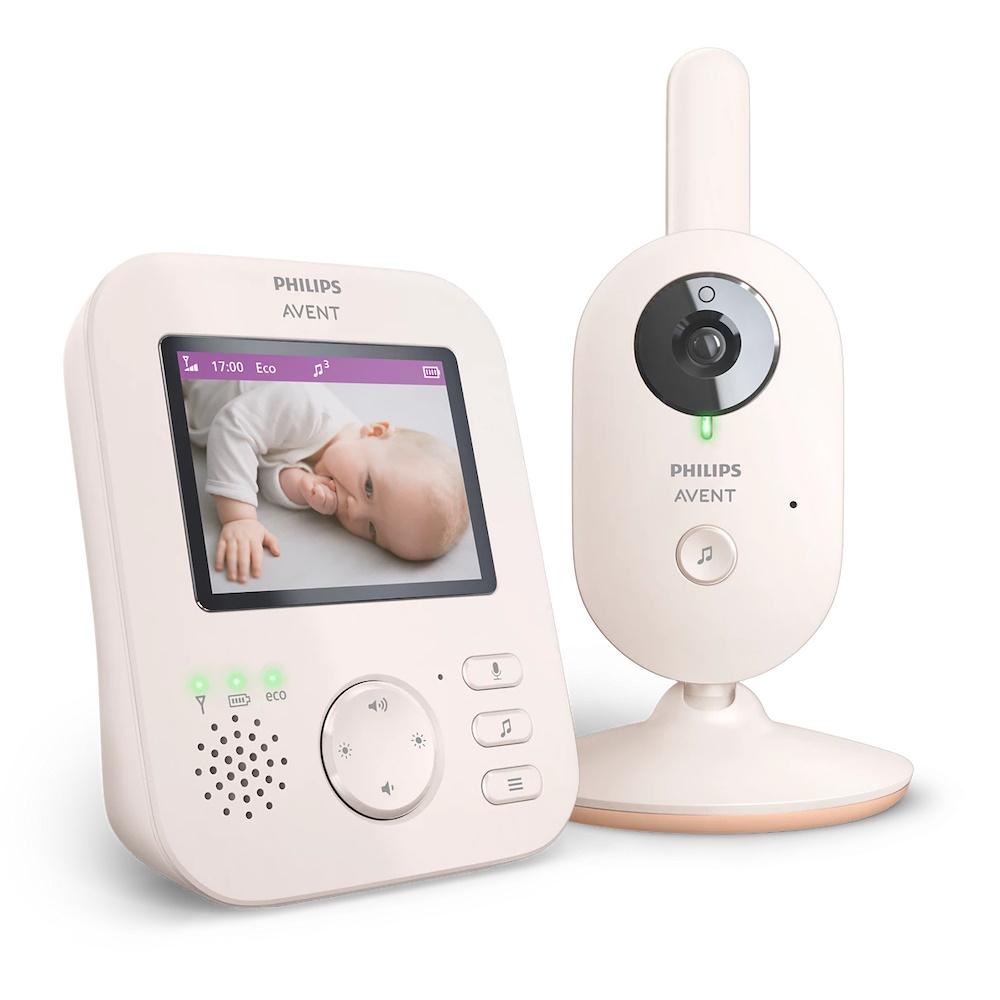 Philips Avent SCD881/26 video-babyalarm – 2,8" LCD, FHSS, lyserød
