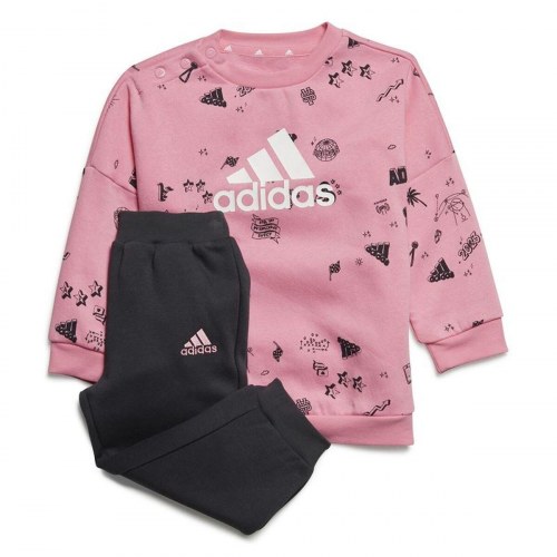 Adidas baby træningssæt Bluv Q3 Cset - pink (9-12 måneder)