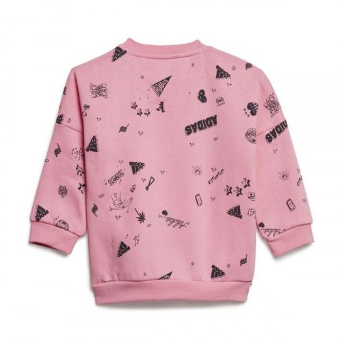 Adidas baby træningssæt Bluv Q3 Cset - pink (9-12 måneder)