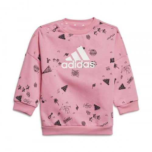 Adidas baby træningssæt Bluv Q3 Cset - pink (9-12 måneder)
