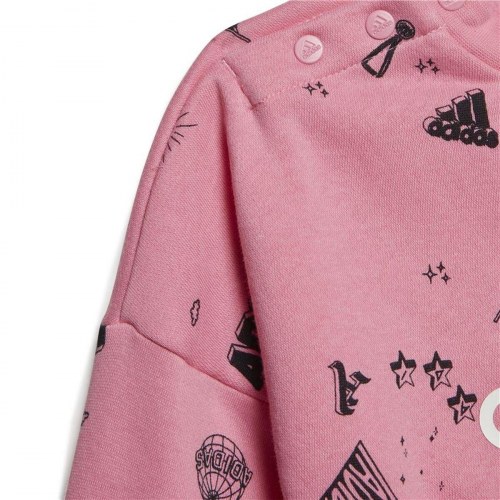 Adidas baby træningssæt Bluv Q3 Cset - pink (9-12 måneder)