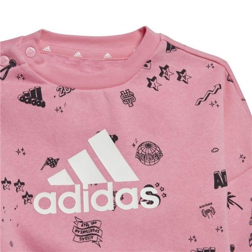Adidas baby træningssæt Bluv Q3 Cset - pink (9-12 måneder)