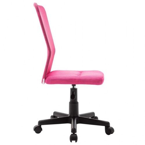 Kontorstol i mesh - højdejusterbar drejestol 44×52×90-100 cm, pink