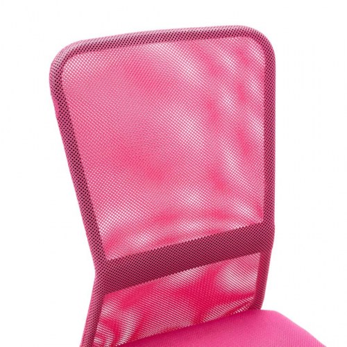 Kontorstol i mesh - højdejusterbar drejestol 44×52×90-100 cm, pink