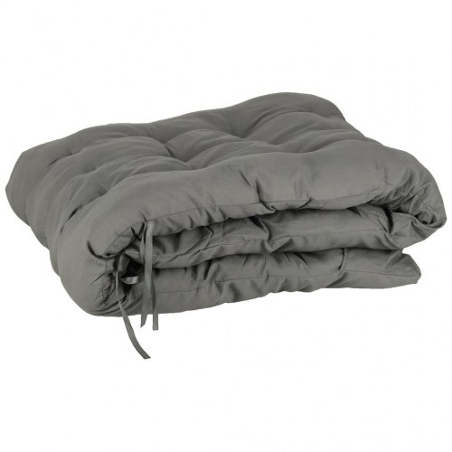 Sammenklappelig have- og strandstol med pude – grå