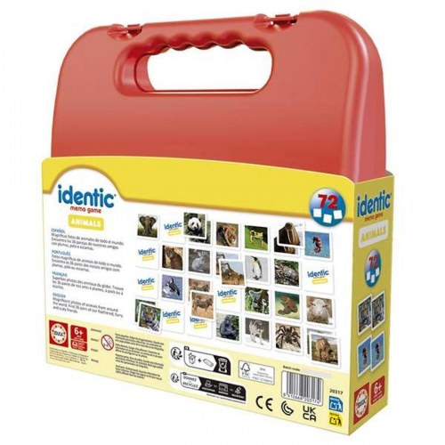 Educa Identic Memo Animals - hukommelsesspil til børn