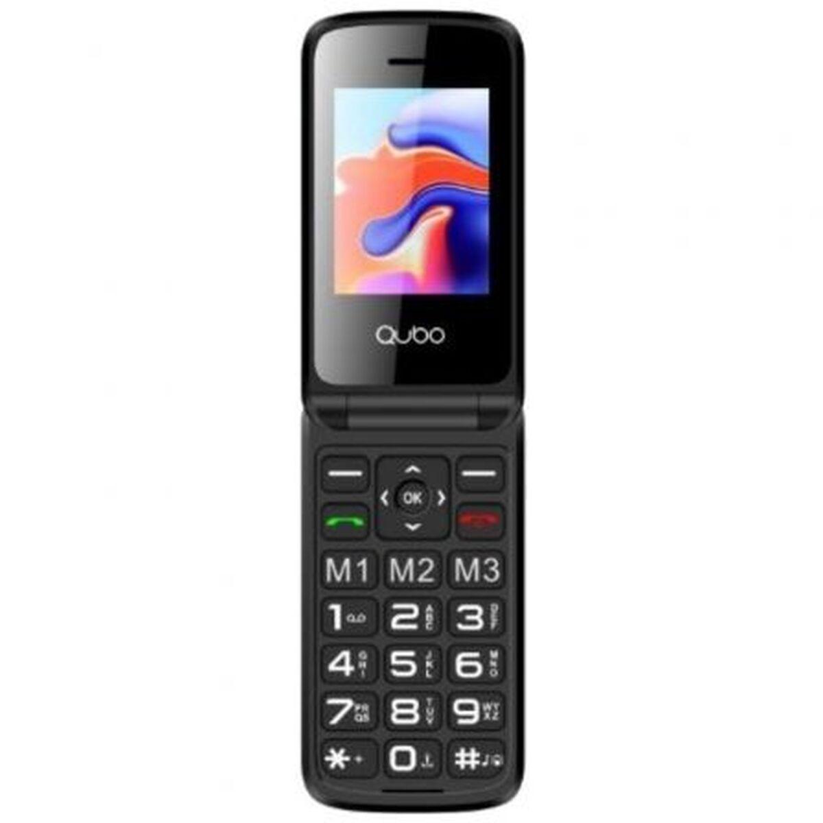 Qubo X-247 4G klaptelefon 2,4" QVGA - sort
