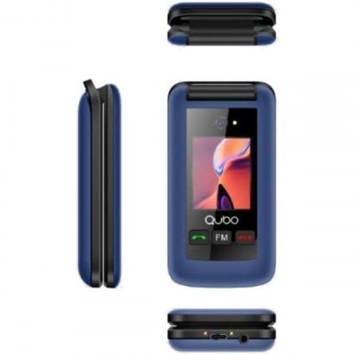 Qubo X-247 4G klaptelefon 2,4" QVGA - sort