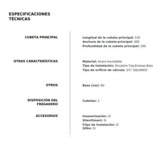 Teka American Pro 60 M-XP 1B køkkenvask - rustfrit stål, underlimning