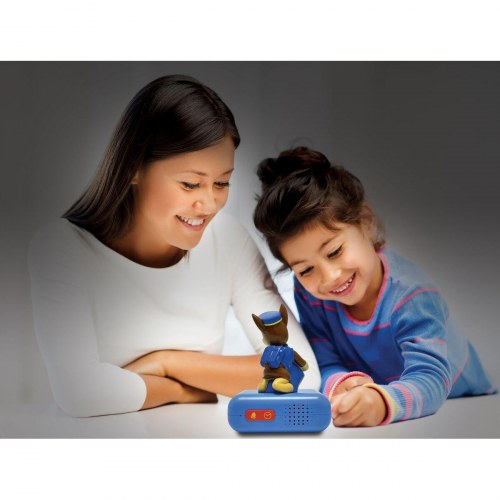 Lexibook vækkeur til børn - blå digitalt vækkeur med Paw Patrol-figur