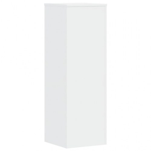 Plantestativ 33x33x100 cm konstrueret træ hvid (OUTLET D)