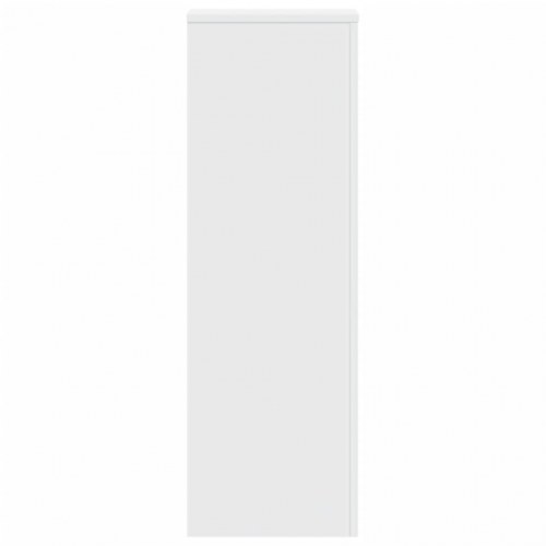 Plantestativ 33x33x100 cm konstrueret træ hvid (OUTLET D)