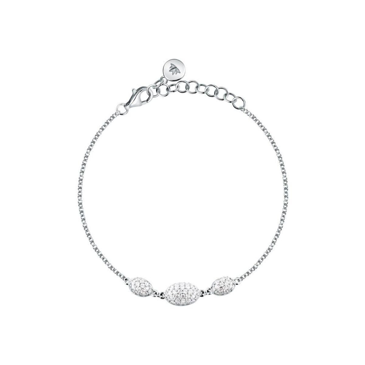 PAVE armbånd til kvinder - sølvfarvet, 925 sterling sølv