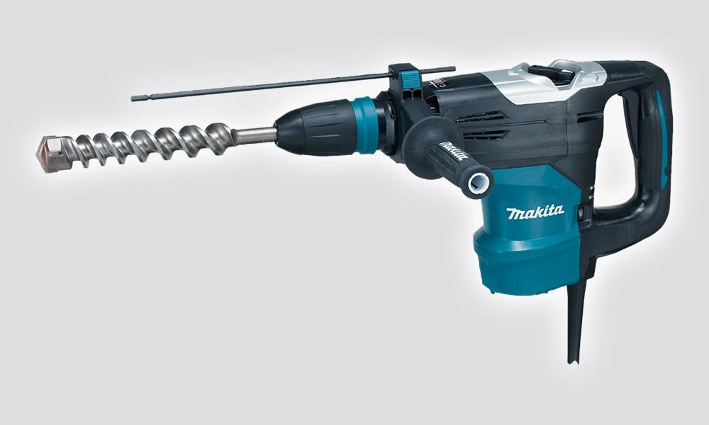 Makita HR4003C mejselhammer/SDS Max borehammer - 500 o/min, 6,2 kg - sort/grøn