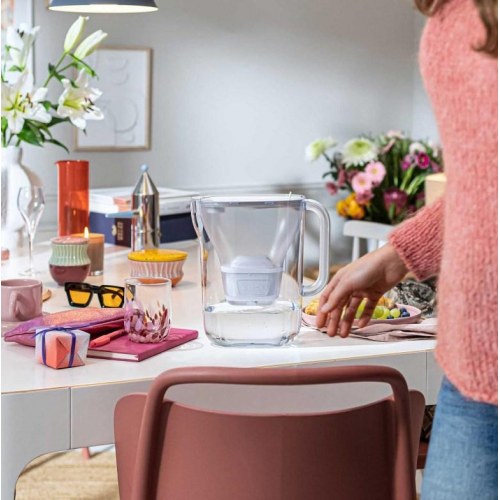 BRITA Style Essential XL vandfilterkande 3,6 l - hvid med MAXTRA Pro Pure Performance