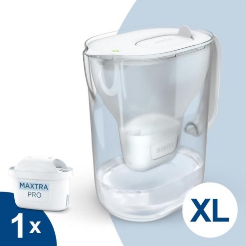 BRITA Style Essential XL vandfilterkande 3,6 l - hvid med MAXTRA Pro Pure Performance