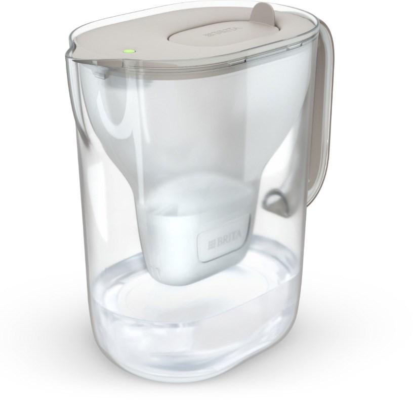 BRITA Style Essential XL vandfilterkande 3,6 l - sand med Maxtra Pro Pure Performance filter