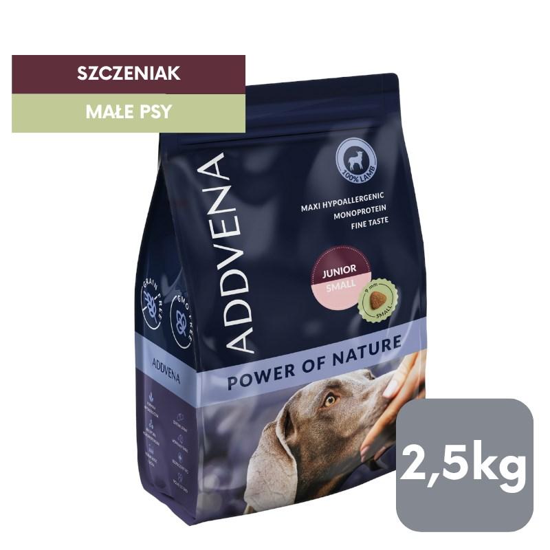 ADDVENA Power of Nature – hvalpefoder til små racer 2,5 kg