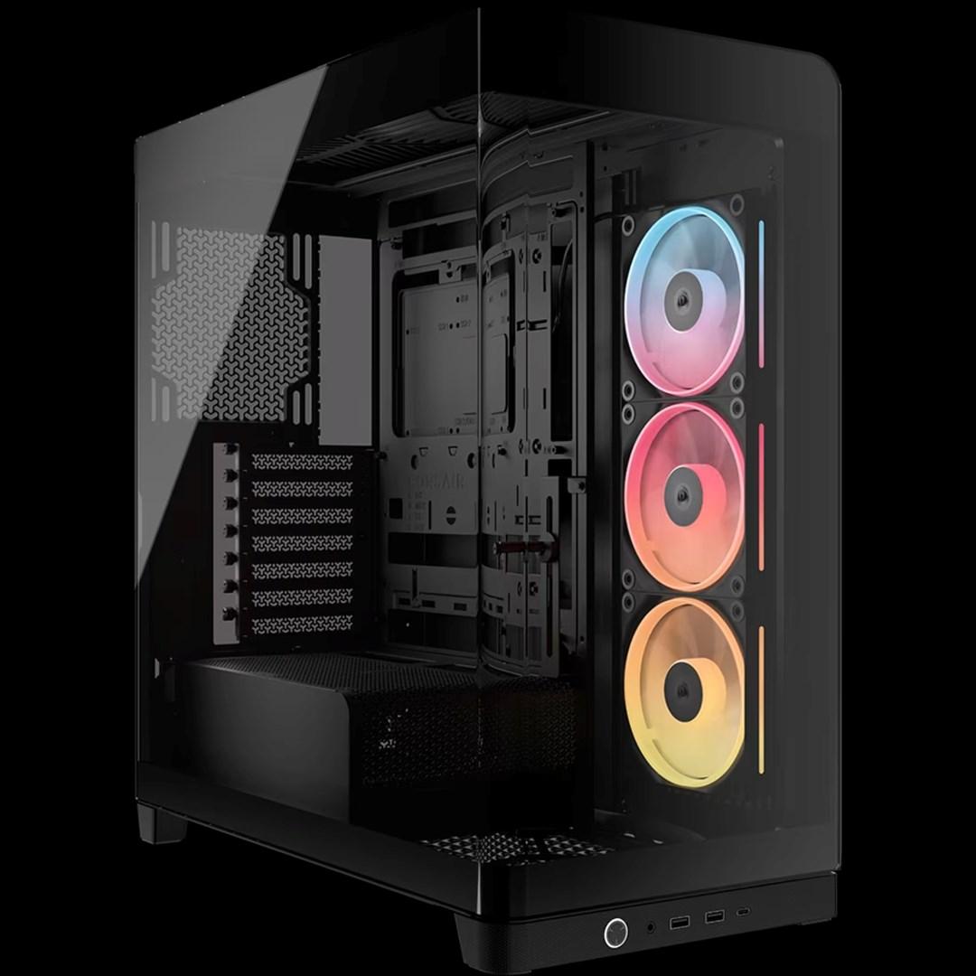 Corsair 4500X LX-R RGB hærdet glas Mid-Tower - sort pc-kabinet billede