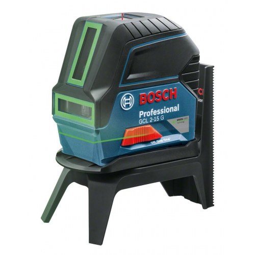 Bosch GCL 2-15 G krydslaser med grøn linje/punkt - 10 m