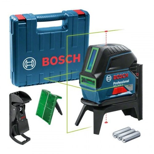 Bosch GCL 2-15 G krydslaser med grøn linje/punkt - 10 m