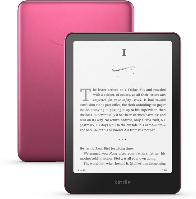 Amazon Kindle Paperwhite Signature Edition - 12. generation - eBook læser - 32 GB - 7 monokrom Paperwhite - touch screen - Bluetooth, Wi-Fi - metallic hindbær