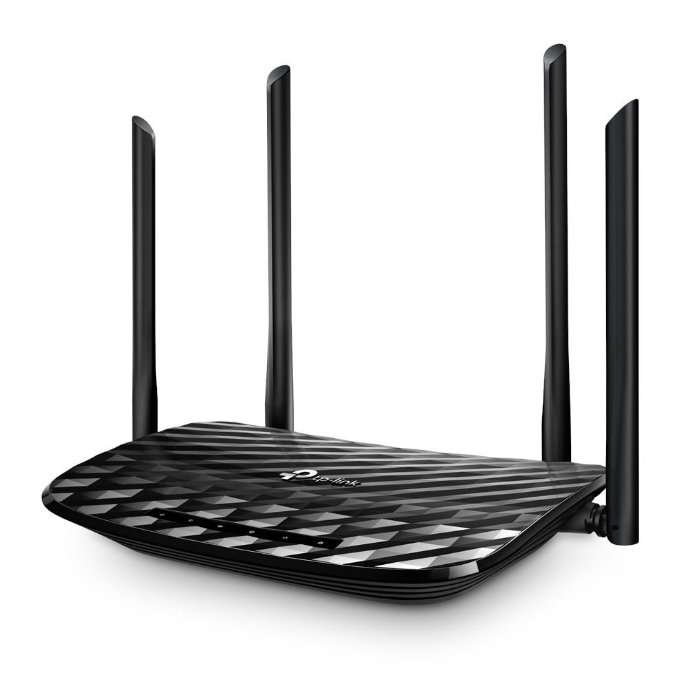 TP-Link AC1200 dual-band gigabit router - sort