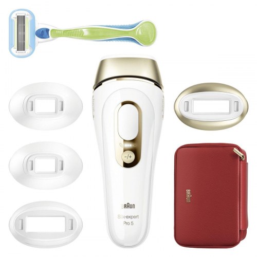 Braun Silk·expert Pro 5 PL5382 IPL hårfjerner - hvid/guld