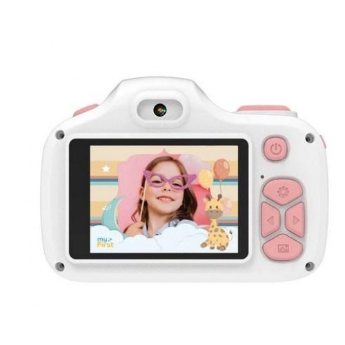 myFirst Camera 3 – børnekamera 16 MP, 2" IPS, pink/hvid