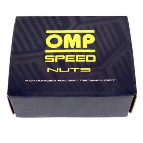 OMP hjulmøtrikker 7075 - 40 mm M12 x 1,50 - 20 stk - Grøn