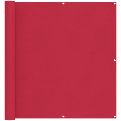 Altan skærm - bordeaux 120 × 700 cm, PU-belagt oxford med alu-øjer