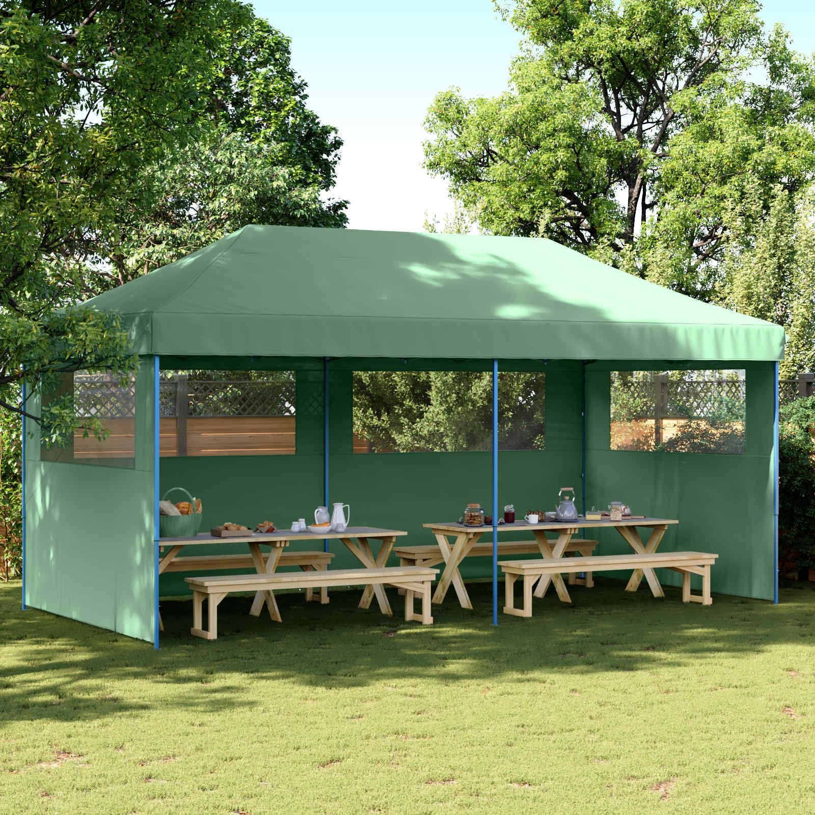 Party Tent Grøn 292 x 580 x 315 cm Oxford stof