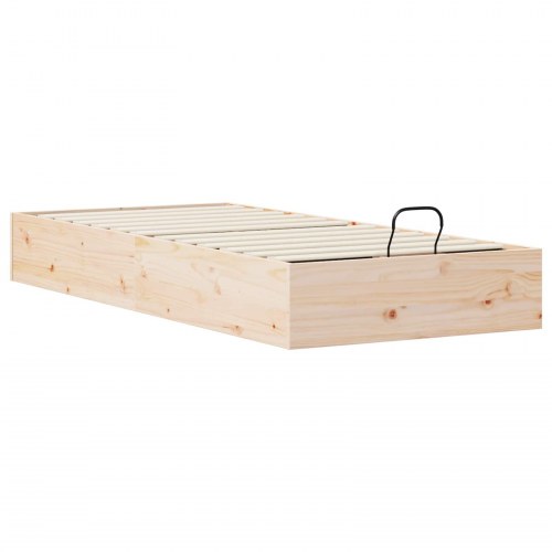 Otmansengestel med opbevaring 2 stk Naturfarvet 70 x 190 cm