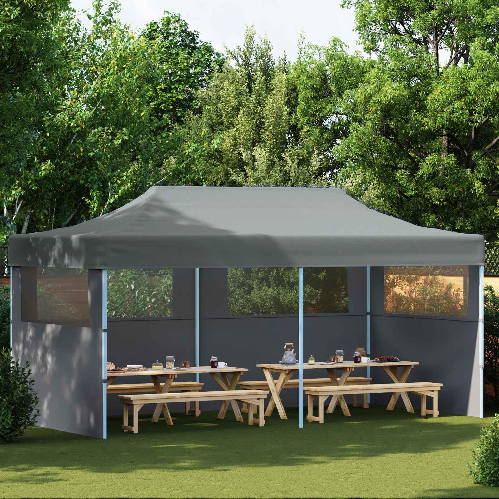 Party Tent Antracit 291 x 580 x 315 cm Oxford stof