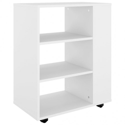 Rulleskab 60 x 35 x 75 cm - hvid