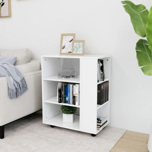 Rulleskab 60 x 35 x 75 cm - hvid