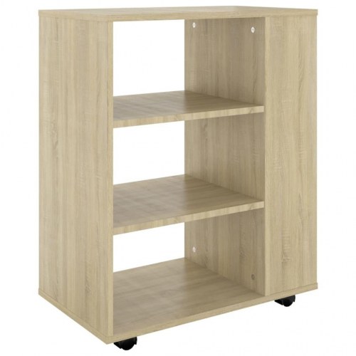 Rulleskab 60 x 35 x 75 cm - sonoma-eg