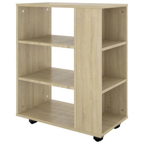 Rulleskab 60 x 35 x 75 cm - sonoma-eg