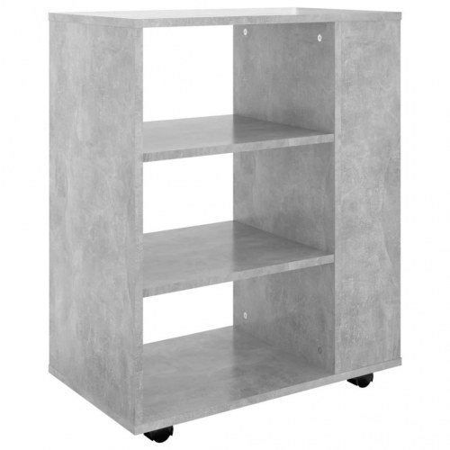 Rulleskab 60 x 35 x 75 cm - betongrå