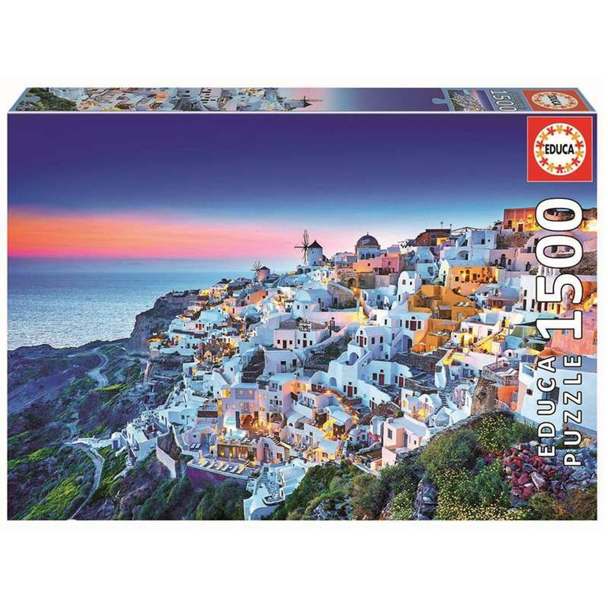 Educa puslespil - Santorini, 1500 brikker