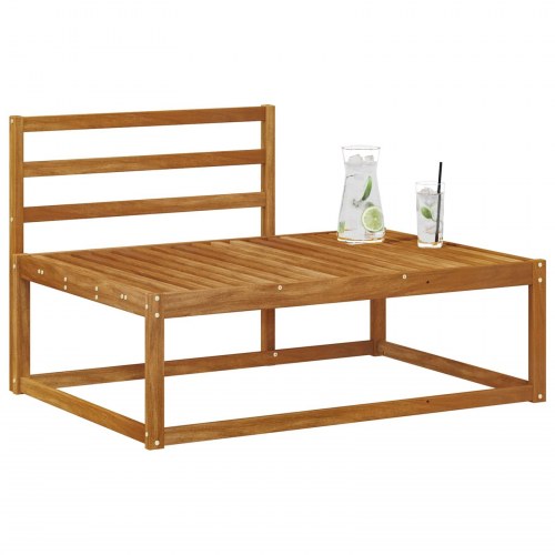 Udendørs end sofa Naturfarvet 115 x 83 x 73 cm
