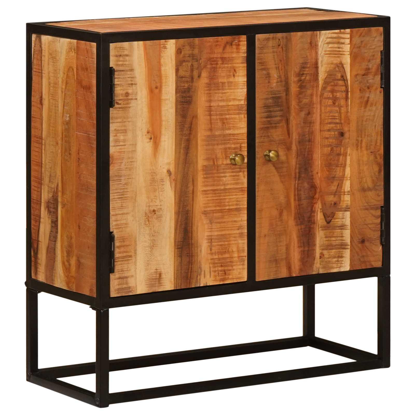 Sidebord Beta Naturfarvet 70 x 30 x 75 cm Massivt Akacietræ