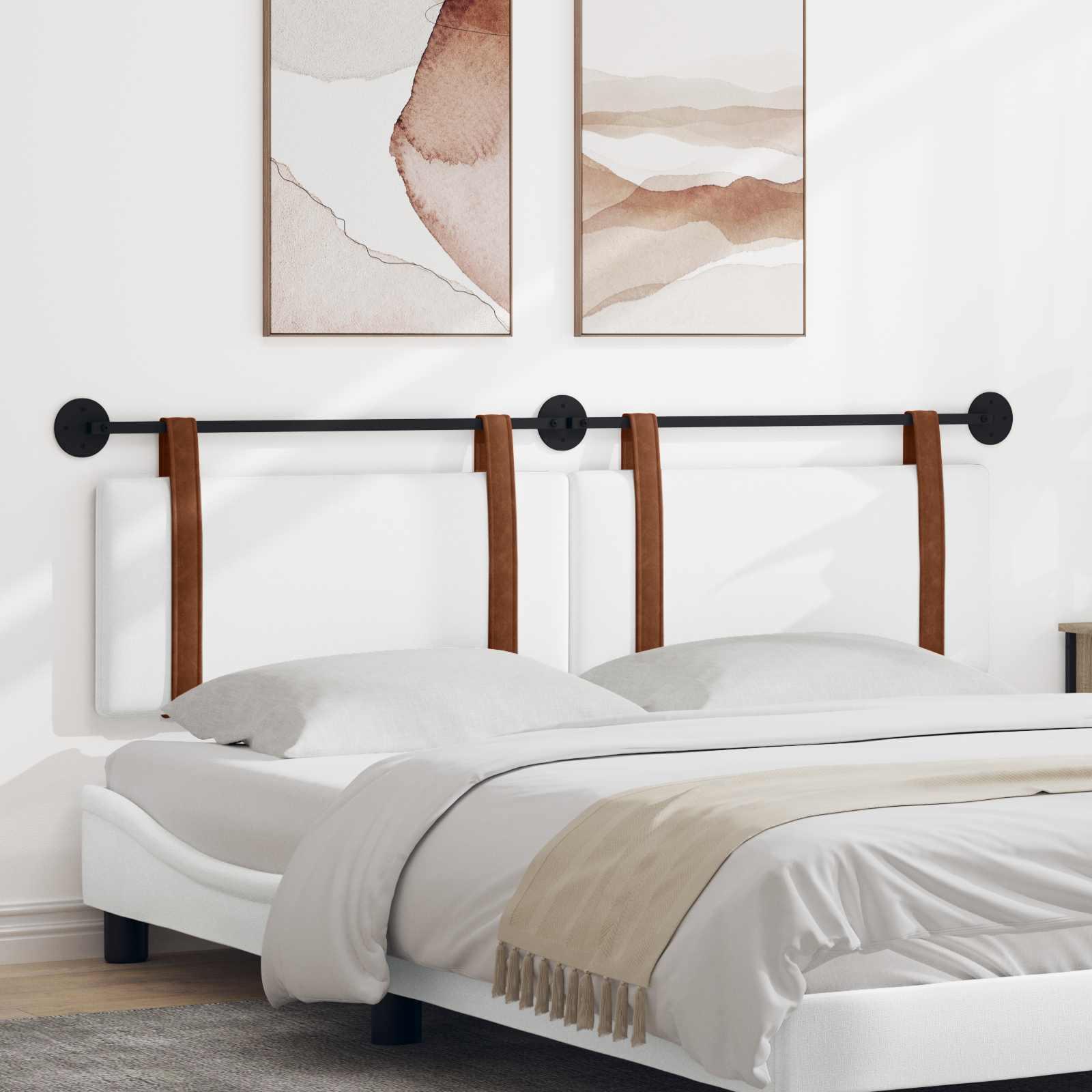 Hængende Hovedgavl Vægmonteret Hvid 170 x 55 x 5 cm Antik PU