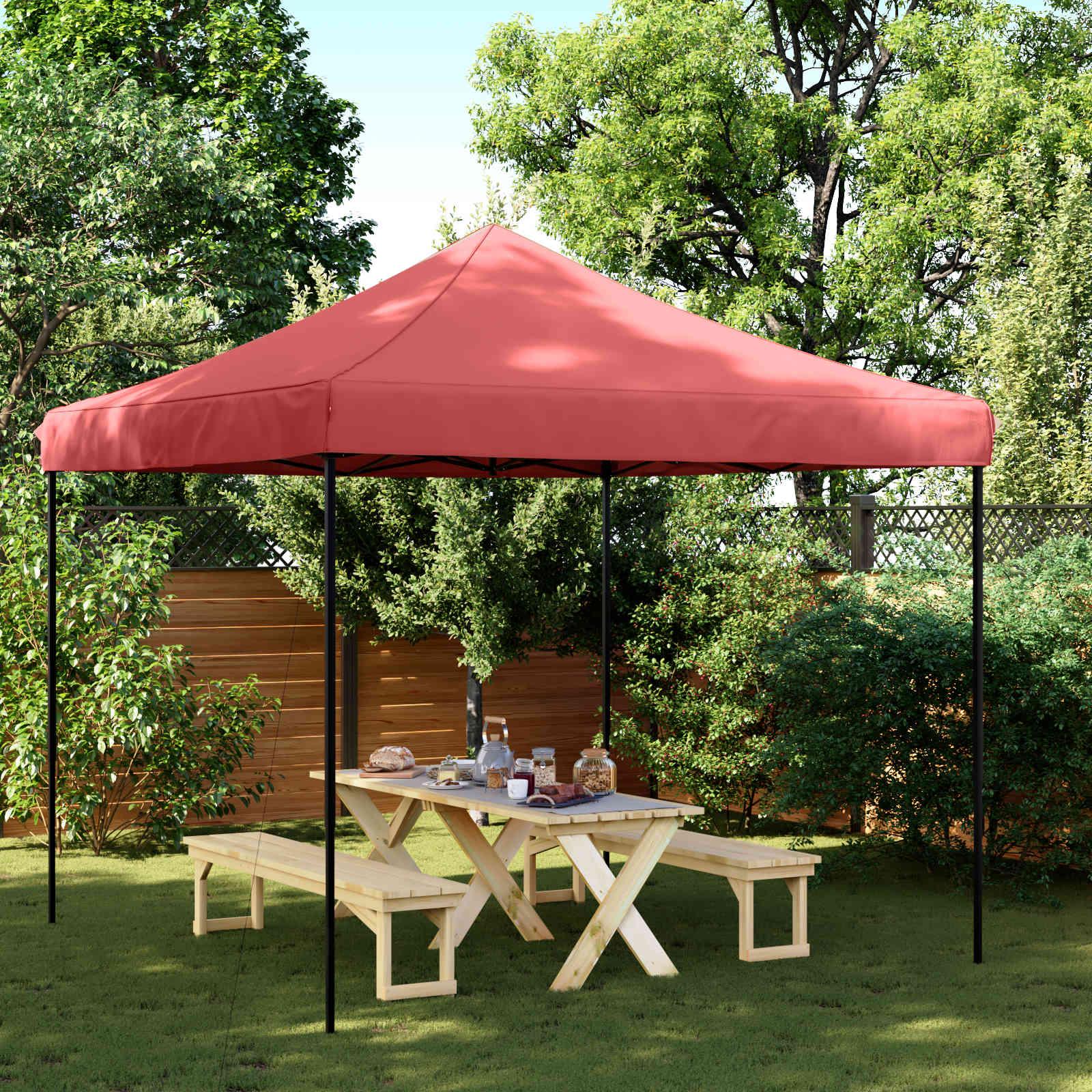 Party telt pop-up - bordeaux 292 Ã 292 Ã 315 cm i Oxford-stof