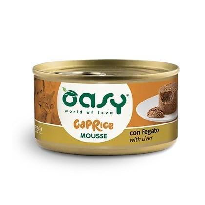 Oasy Caprice Mousse med lever – vådfoder til kat, 85 g