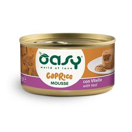 Oasy Caprice Mousse med kalv – vådfoder til kat, 85 g