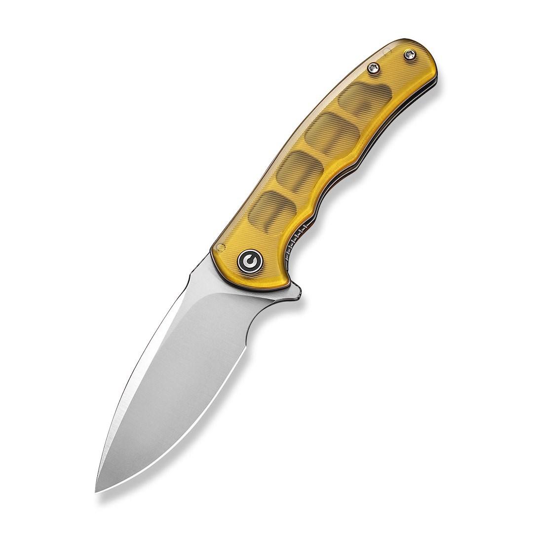 CIVIVI Mini Praxis foldekniv – Ultem Amber håndtag
