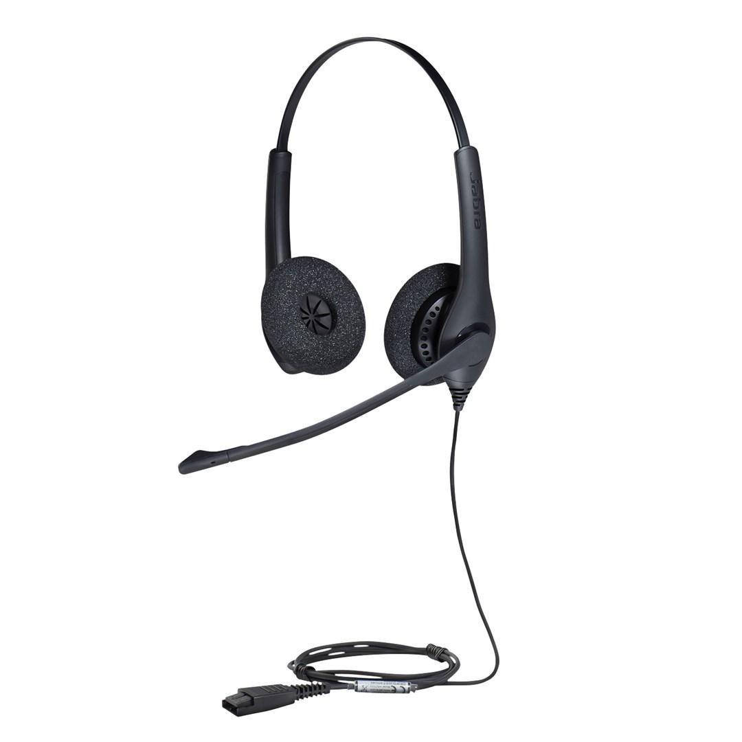 Jabra BIZ 1500 Duo QD - kablet headset til kontor og callcenter billede