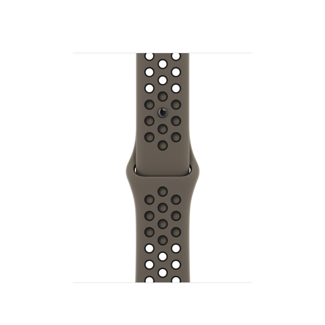 Apple 41 mm Nike Sport-rem – Olive Grey/Black